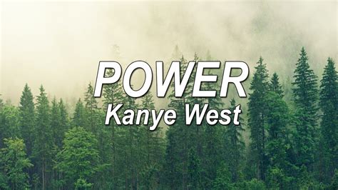 kanye west power lyrics in.